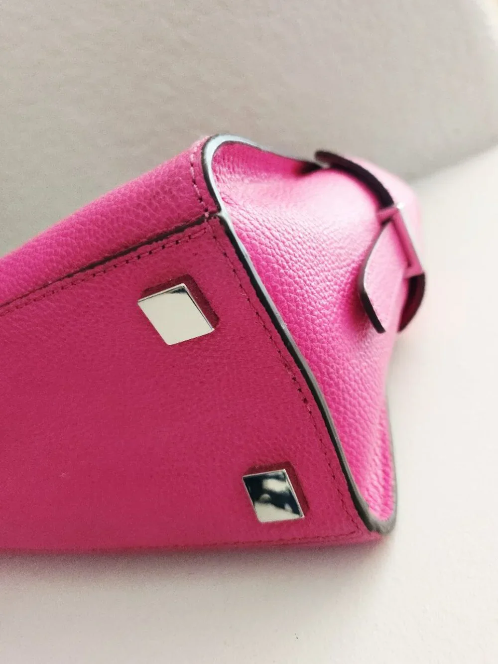 Like New Michael Kors Rasberry Pink Shoulder/Crossbody Bag Purse